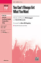 You Can't Always Get What You Want SATB choral sheet music cover